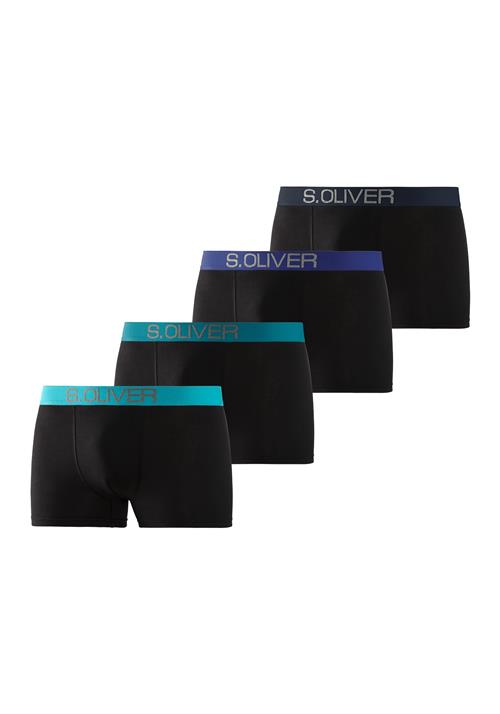 s.Oliver Boksershorts  natblå / aqua / ensian / sort