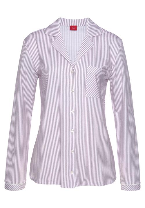 s.Oliver Bluse  bordeaux / hvid