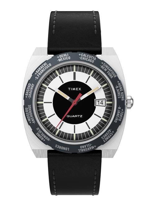 TIMEX Analogt ur 'World Time Reissue'  blå / sort / hvid