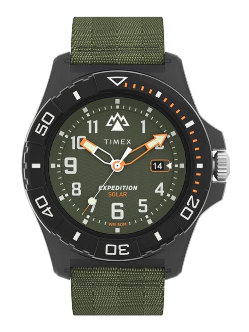 TIMEX Analogt ur  grøn / sort