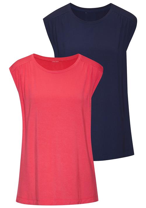 LASCANA Shirts  navy / rød