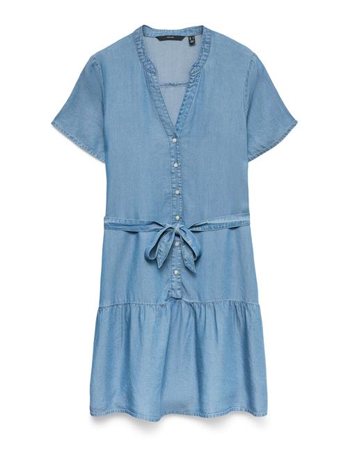 VERO MODA Blusekjole 'VMFLEUR'  blue denim