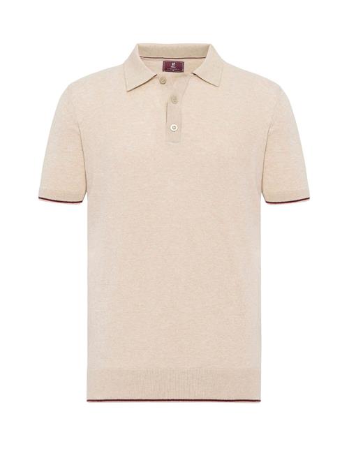Williot Pullover  lysebeige / mørkegrå / rød