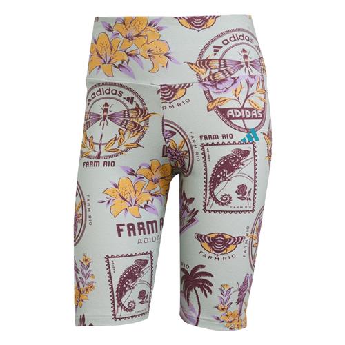 ADIDAS SPORTSWEAR Bukser 'Adidas X Farm'  mørkebrun / gylden gul / lysegrå / lavendel