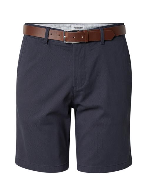 JACK & JONES Lærredsbukser 'JPSTMARCO LEGACY'  navy