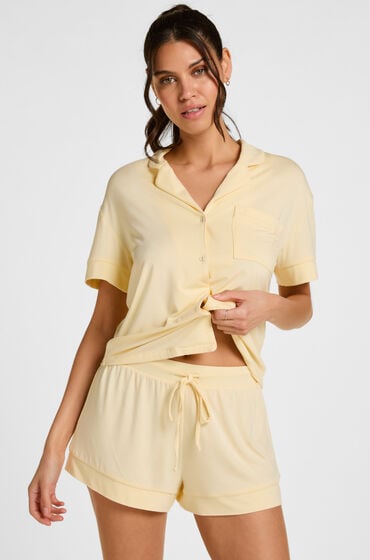 Hunkemöller Jerseyshorts Essential Gul