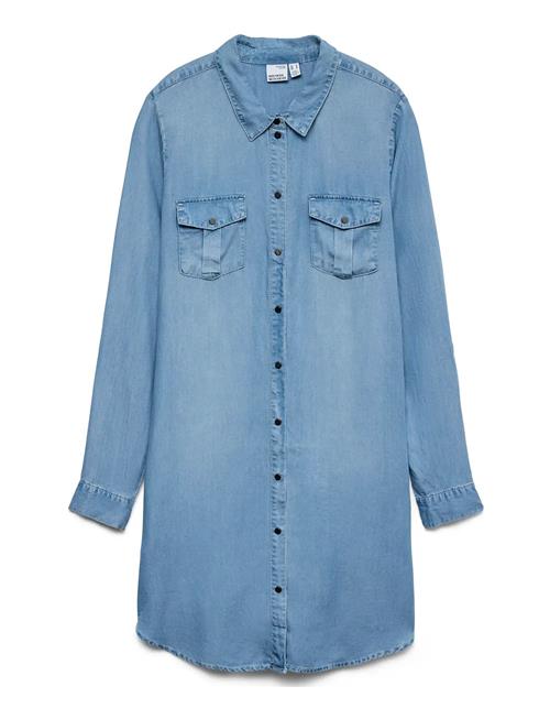 Vero Moda | Vmsigga Ls Short Dress Lt Bl Ga Noos | M