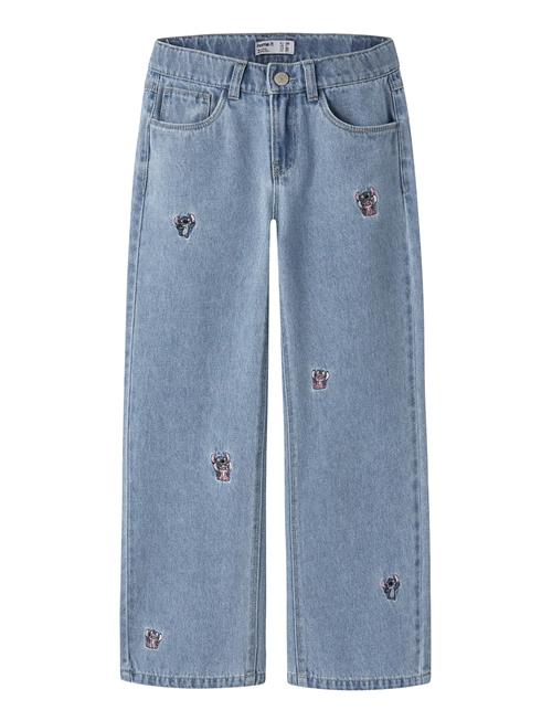 name it | Nkf Stitch Wide Jeans 4999-Za Lnoos Wdi | 140