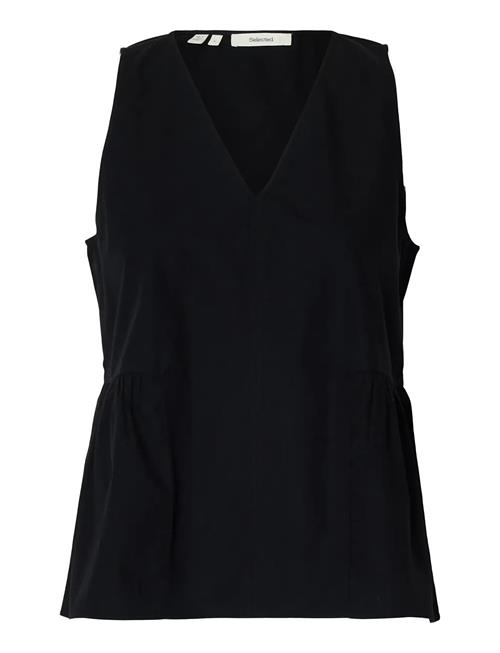 Selected | Slwblair Sl V-Neck Peplum Top Noos | 38