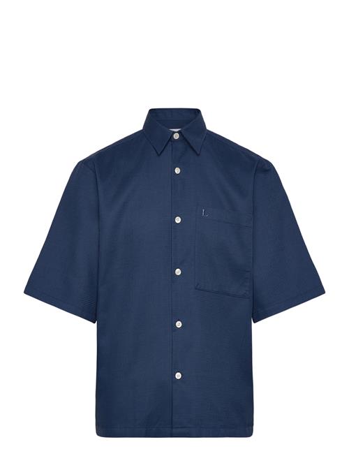 Lindbergh | Solid Dobby Cotton Shirt S/S | XL