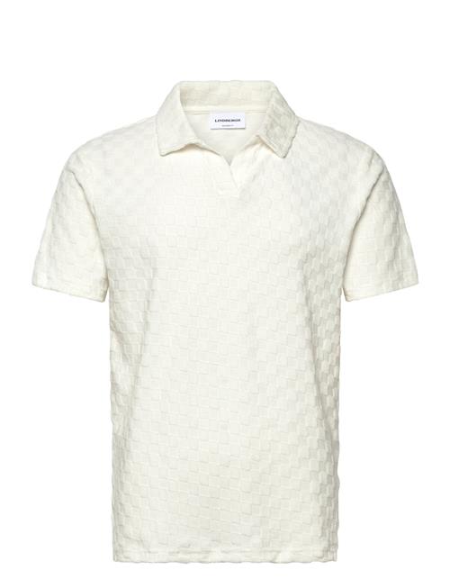 Lindbergh | Checkered Towel V-Neck Polo S/S | XXL