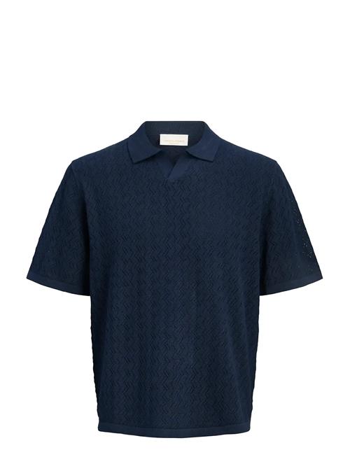 Jack & Jones | Jortyler Knit Ss Split Neck Polo Sn | L