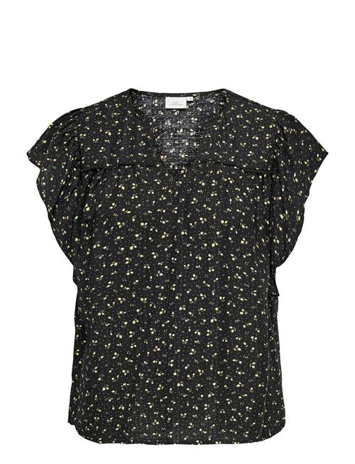 ONLY Carmakoma | Caralberthe S/S V-Neck Top Aop | 48