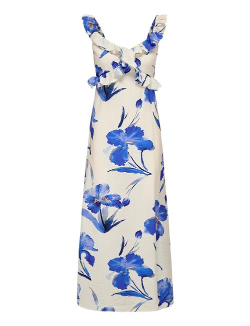 ONLY | Onlhyaci S/L Frill Long Aop Dress Wvn | S