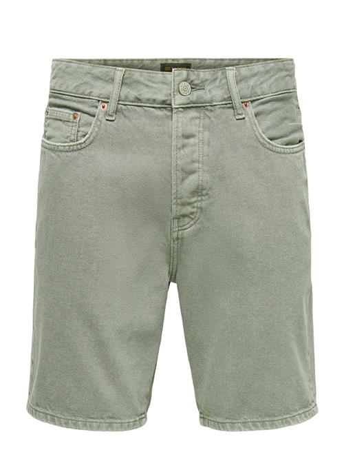 ONLY & SONS | Onsedge Green 7979 Tai Dnm Shorts Noos | S