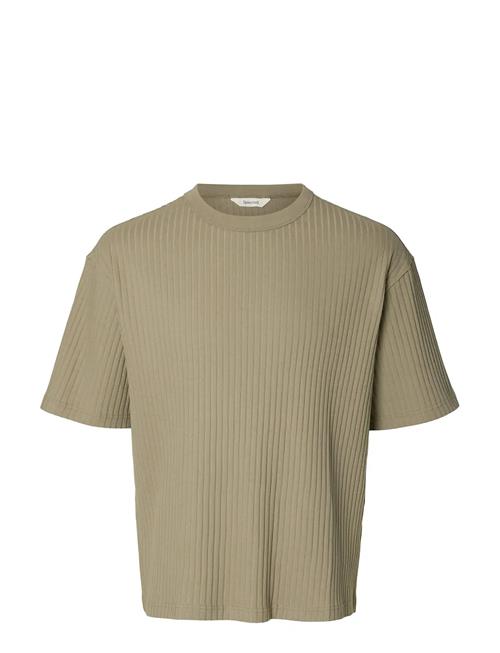 Selected | Slmrelaxsimon Ribbed Ss Tee | S