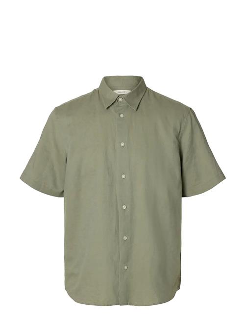 Selected | Slmregclaus Clay Linenblend Ss Sht Noos | L