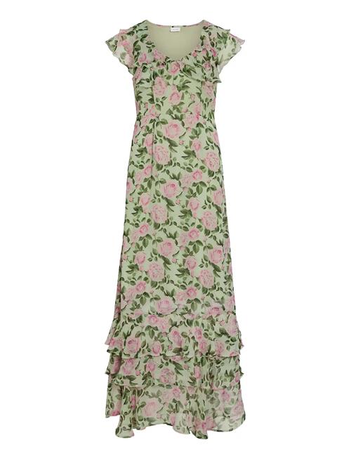 Vila | Vimarigold C/S V-Neck Maxi Dress/Dc/Ka | 38
