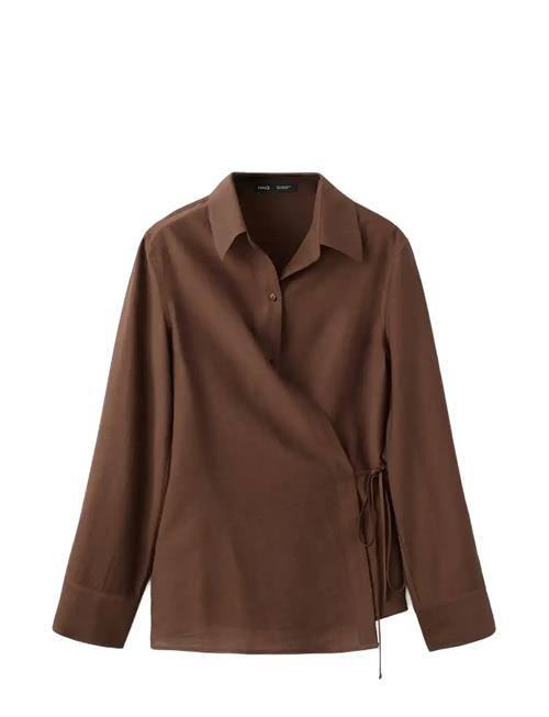Mango | Wrap Shirt With Bow | S