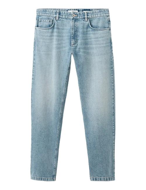 Mango | Straight Fit Cotton-Linen Jeans | 38