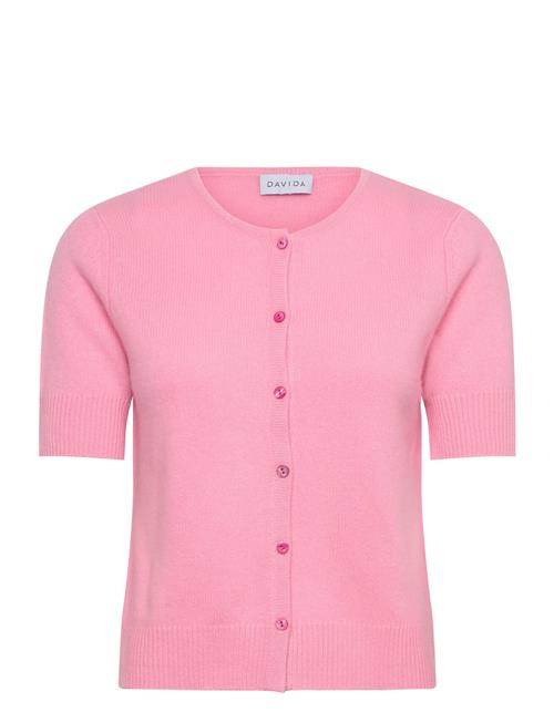Davida Cashmere | Short Sleeve Boxy Cardigan | XL