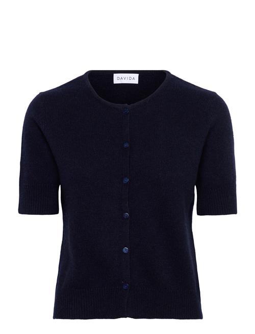 Davida Cashmere | Short Sleeve Boxy Cardigan | L