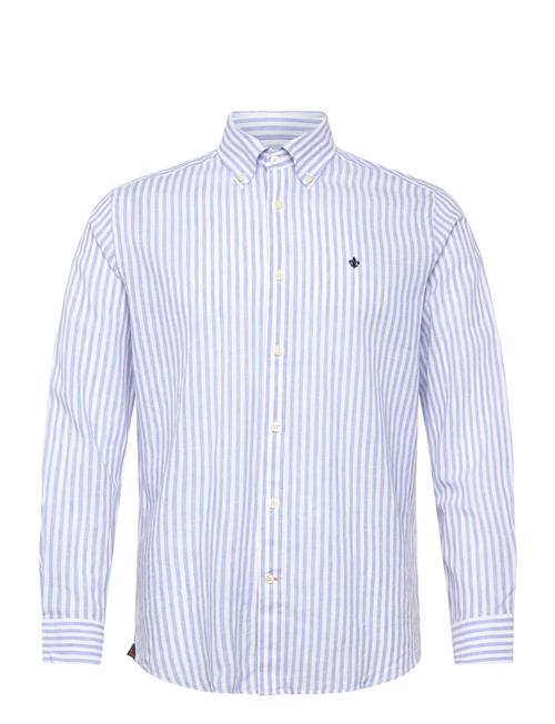 Morris | Douglas Linen Stripe Shirt-Classic Fit | L