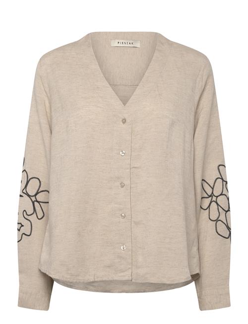 Pieszak | Pd-Camilla Emb. V-Neck Shirt | 36