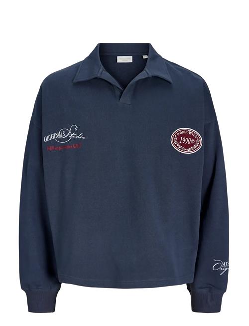 Jack & Jones | Jorsavona Sweat Split Neck Badge Ls Polo | L