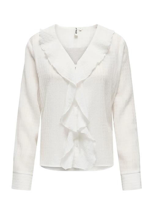ONLY | Onlisa Ls V-Neck Frill Top Wvvn | S