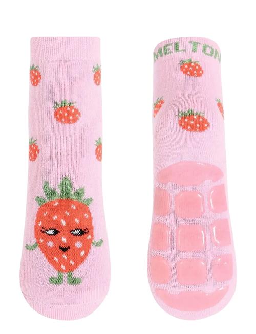 Melton | Strawberry Socks - Anti-Slip | 17/19