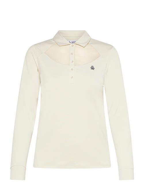 Original Penguin Golf | Long Sleeve Polo With Power Mesh Yoke | M