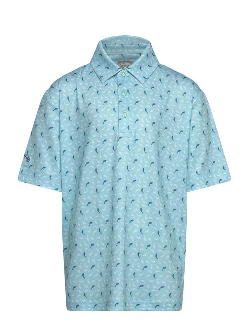 Callaway | Dolphin Texture Print Polo | XL