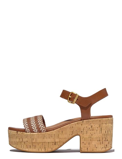 FitFlop | Platfforms V-Weave/Leather Heeled A/Strap Sandals | 42