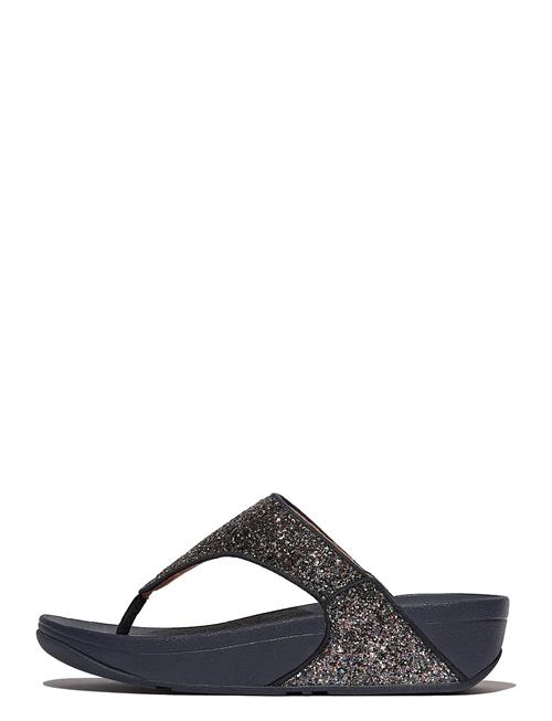 FitFlop | Lulu Multi-Tonal Glitter Toe-Post Sandals | 38