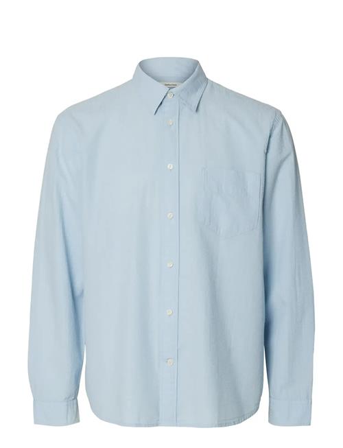 Selected | Slhregfreddie Solid Seersucker Ls Shirt | M