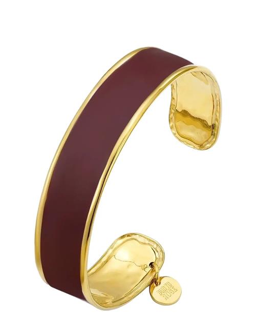 Bud to rose | Envy Enamel Bangle Wine/Gold | ONE SIZE