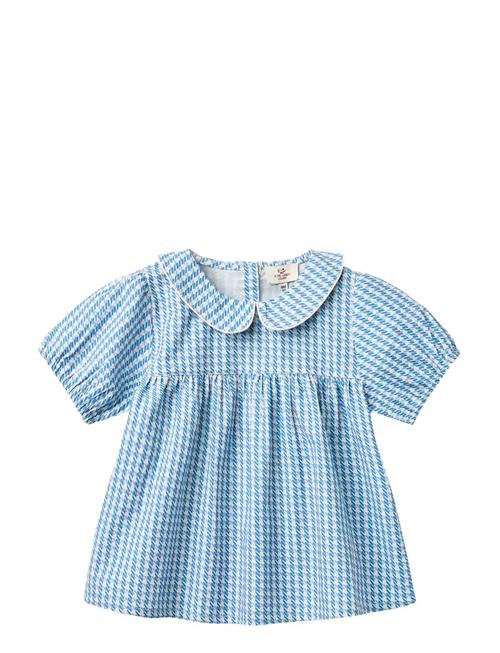 Copenhagen Colors | Houndstooth Blouse W. Collar | 116