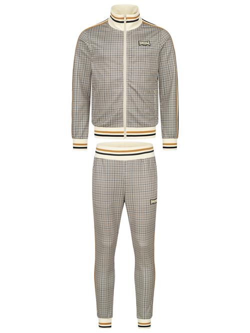 LONSDALE Joggingdragt 'Athboy'  sand / cognac / sort