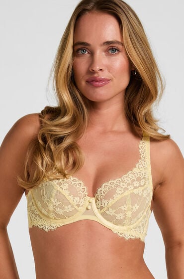 Hunkemöller Ikke-formstøbt bøjle-bh Daisy Gul