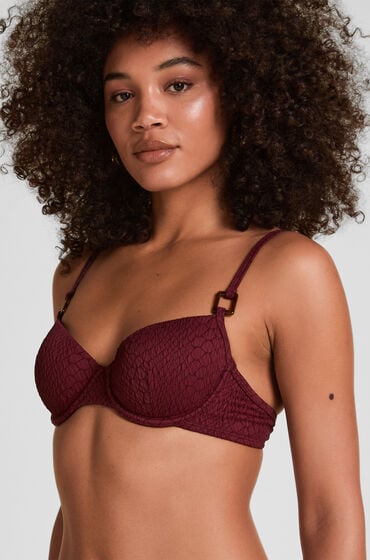 Hunkemöller Polstret Bøjle Bikini Top Aruba Lilla