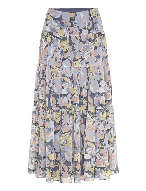 Lauren Ralph Lauren | Floral Crinkle Georgette Tiered Skirt | 42