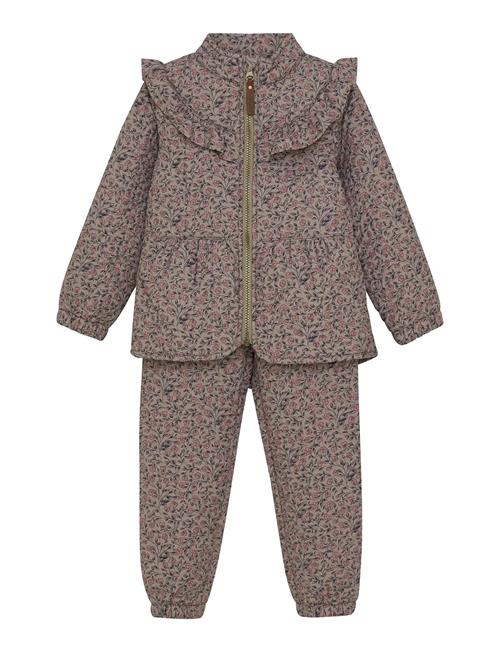 En Fant | Thermal Set W. Frills, Aop | 104