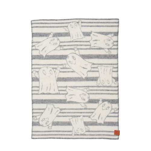 Klippan Yllefabrik Spöket Laban Tæppe Grey  Grey-OS Wool Grå  One Size  unisex