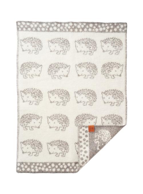 Klippan Yllefabrik Hedgehog Lambswool Blanket Grey  Grey One Size  Grå  One Size  unisex