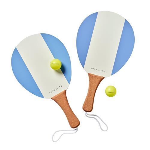SUNNYLiFE La Mer Vintage Beach Paddles Med Blue Med Blue-One Size  Blå  One Size 6 Y+ unisex