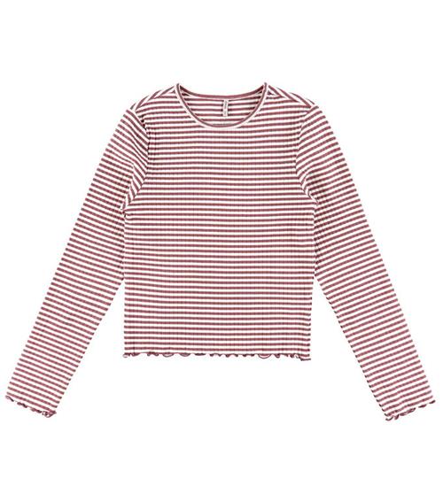 Kids Only Bluse - Rib - KogDixi - Rose Brown/Cloud Dancer