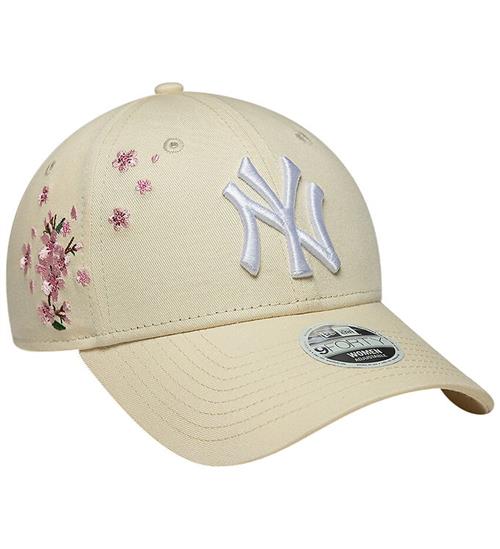 New Era Kasket - 9Forty - NY Yankees Floral - Light Beige