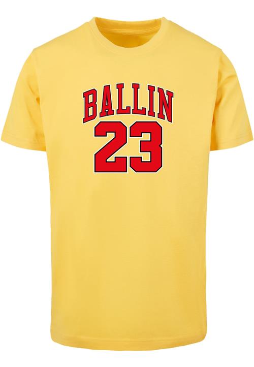 Mister Tee Bluser & t-shirts 'Ballin 23'  gul / rød / hvid