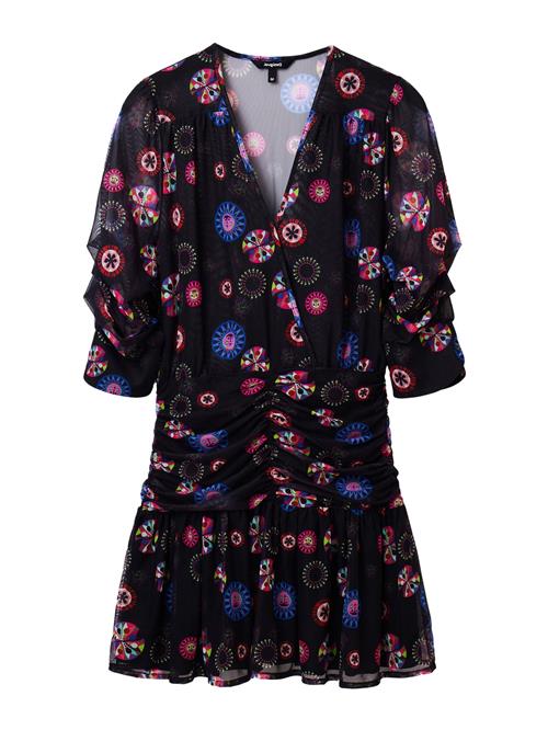 Desigual Kjole 'MOONI-LACROIX'  blå / pink / rød / sort